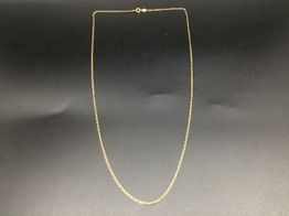 cadena oro 18k 31cm 