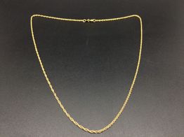 cadena oro 18k 27cm 