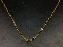 cadena oro 18k 29cm 