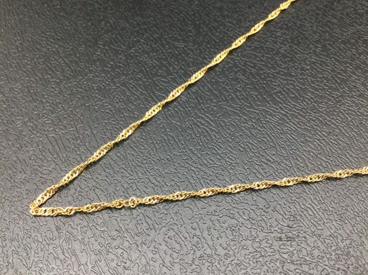 cadena oro 18k 30cm 