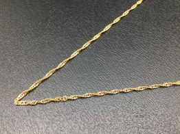 cadena oro 18k 30cm 
