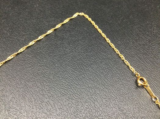 cadena oro 18k 30cm 