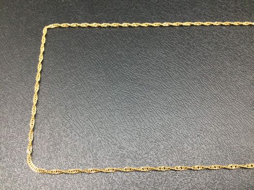 cadena oro 18k 30cm 