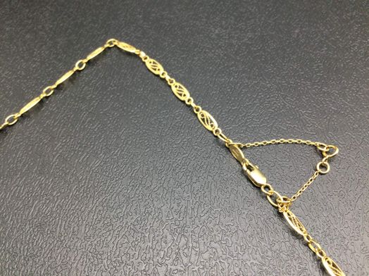 cadena oro 18k 25cm 