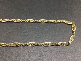 cadena oro 18k 25cm 