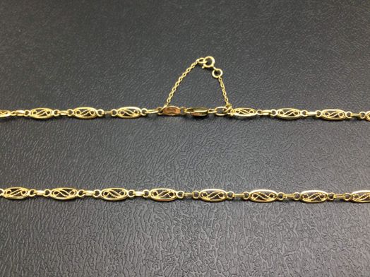 cadena oro 18k 25cm 