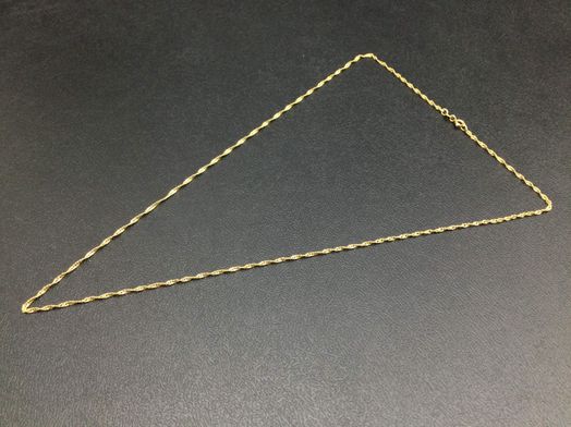 cadena oro 18k 27cm 