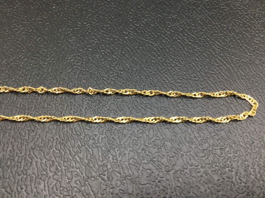 cadena oro 18k 27cm 