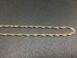 cadena oro 18k 27cm 
