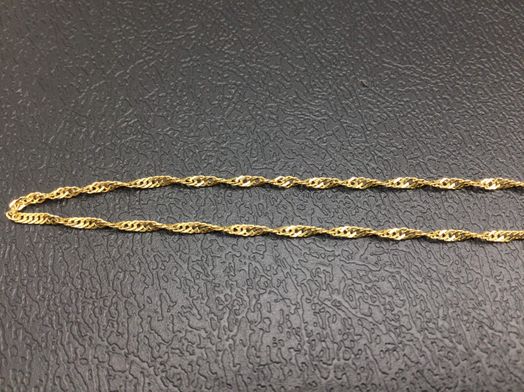 cadena oro 18k 27cm 