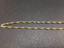 cadena oro 18k 27cm 
