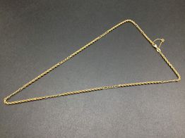 cadena oro 18k 31cm 