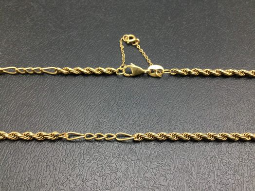 cadena oro 18k 31cm 