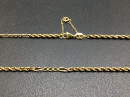 cadena oro 18k 31cm 