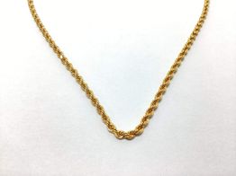 cadena oro 18k 22cm 