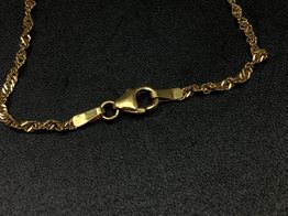 cadena oro 18k 23cm 