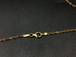 cadena oro 18k 23cm 