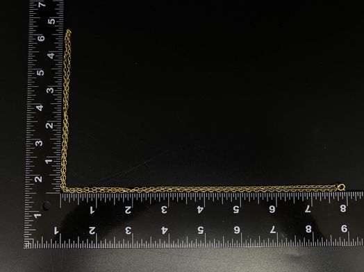cadena oro 18k 32cm 