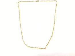 corrente ouro 18k con sem pedra 23cm 