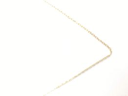 cadena oro 18k con circonita 25.5cm 