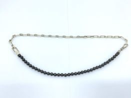 Cadena Plata 925mm Con Onix 23cm