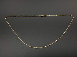 cadena oro 18k 40cm 
