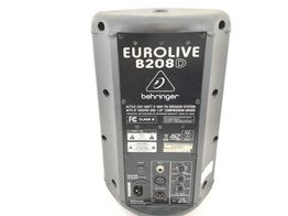 caixa acústica behringer eurolive b208d
