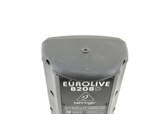 caixa acústica behringer eurolive b208d