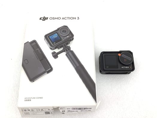 c&acirc;mara de esportes dji osmo action 3