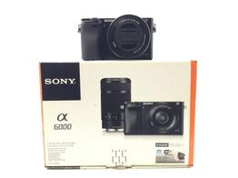 camara digital evil sony alpha a6000 (ilce-6000)+16-50mm 1:3.5-5.6 oss + 55 - 210 mm negro + funda cuero