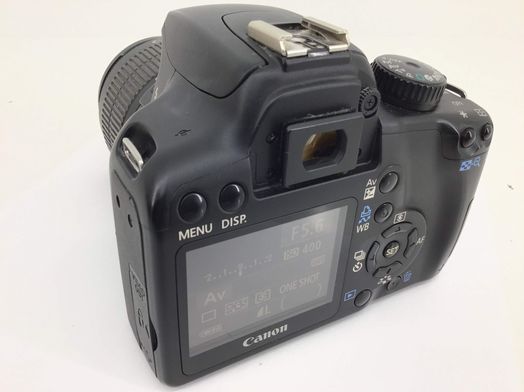 camara digital reflex canon eos 1000d+ef-s 18-55mm 1:3.5-5.6 is