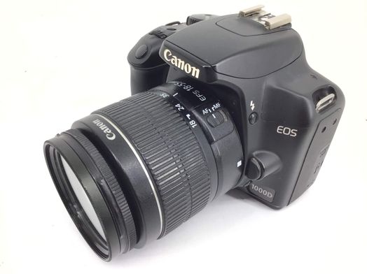 camara digital reflex canon eos 1000d+ef-s 18-55mm 1:3.5-5.6 is