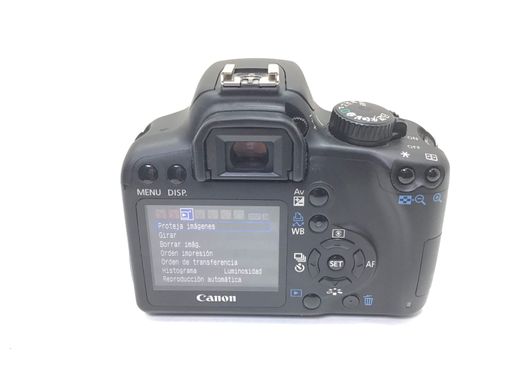 camara digital reflex canon eos 1000d+ef-s 18-55mm 1:3.5-5.6 is