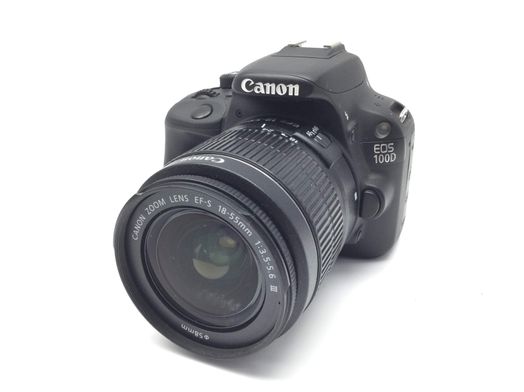 camara digital reflex canon eos 100d+ef-s 18-55mm 1:3.5-5.6 is stm