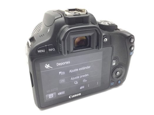 camara digital reflex canon eos 100d+ef-s 18-55mm 1:3.5-5.6 is stm