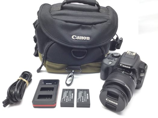 camara digital reflex canon eos 100d+ef-s 18-55mm 1:3.5-5.6 is stm