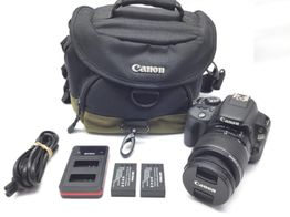 camara digital reflex canon eos 100d+ef-s 18-55mm 1:3.5-5.6 is stm