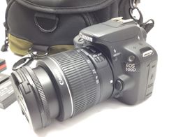 camara digital reflex canon eos 100d+ef-s 18-55mm 1:3.5-5.6 is stm