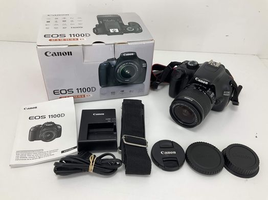 camara digital reflex canon eos 1100d+ef-s 18-55mm 1:3.5-5.6 is ii