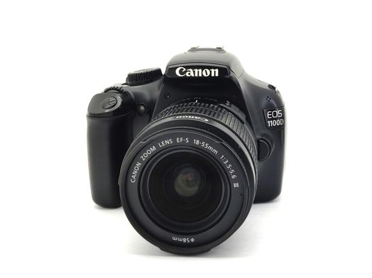 camara digital reflex canon eos 1100d+ef-s 18-55mm iii