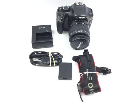 camara digital reflex canon eos 1100d+ef-s 18-55mm iii