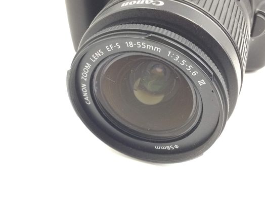 camara digital reflex canon eos 1100d+ef-s 18-55mm iii