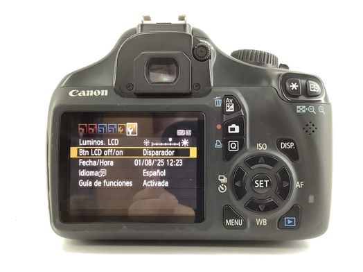 camara digital reflex canon eos 1100d+ef-s 18-55mm iii
