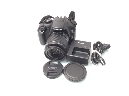 camara digital reflex canon eos 1300d+ef-s 18-55mm 1:3.5-5.6 iii