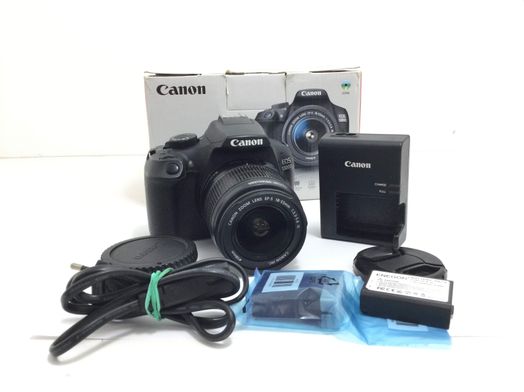 camara digital reflex canon eos 1300d+ef-s 18-55mm 1:3.5-5.6 iii