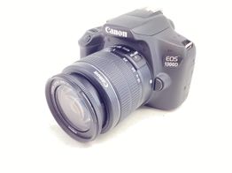 camara digital reflex canon eos 1300d+ef-s 18-55mm 1:3.5-5.6 iii