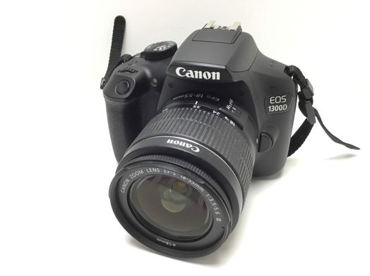 camara digital reflex canon eos 1300d+ef-s 18-55mm 1:3.5-5.6 iii
