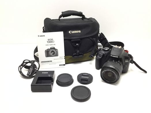 camara digital reflex canon eos 1300d+ef-s 18-55mm 1:3.5-5.6 iii