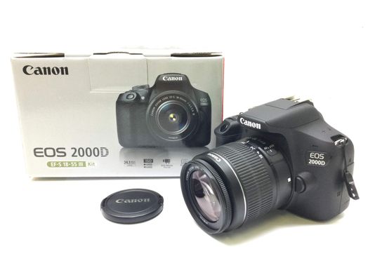 camara digital reflex canon eos 2000d+ef-s 18-55mm dc iii