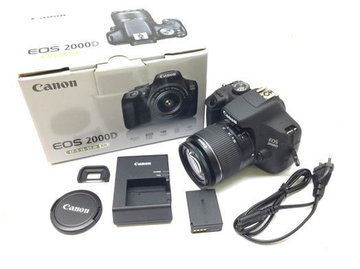 camara digital reflex canon eos 2000d+ef-s 18-55mm dc iii